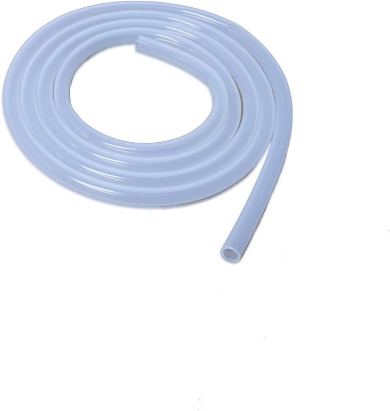 I33T Silicone Tubing, 1/4" (6mm) ID x 3/8" (9mm) OD Food Grade Tubing High Temp Pure Silicone Tube Hose Flexible Pipe for Home Brewing 10ft(3m) (Pure) - Image 1